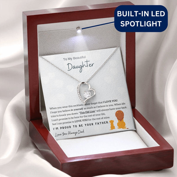 Heartfelt Father-Daughter Necklace