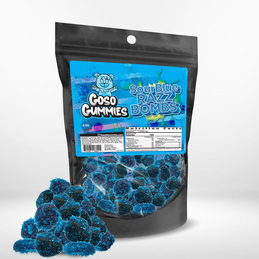 Goso Gummies: Sour Blue Razz Delight