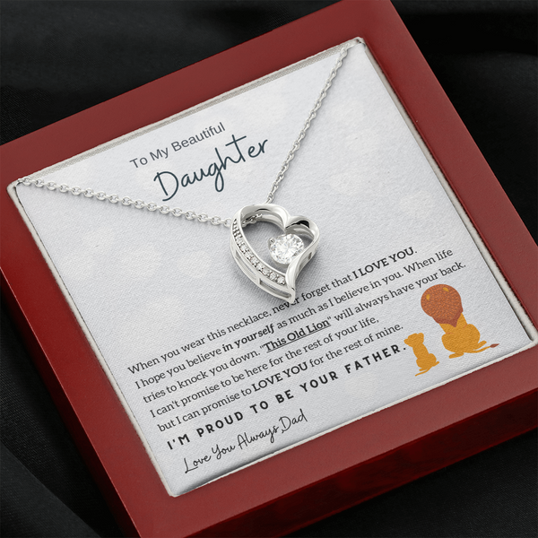 Heartfelt Father-Daughter Necklace