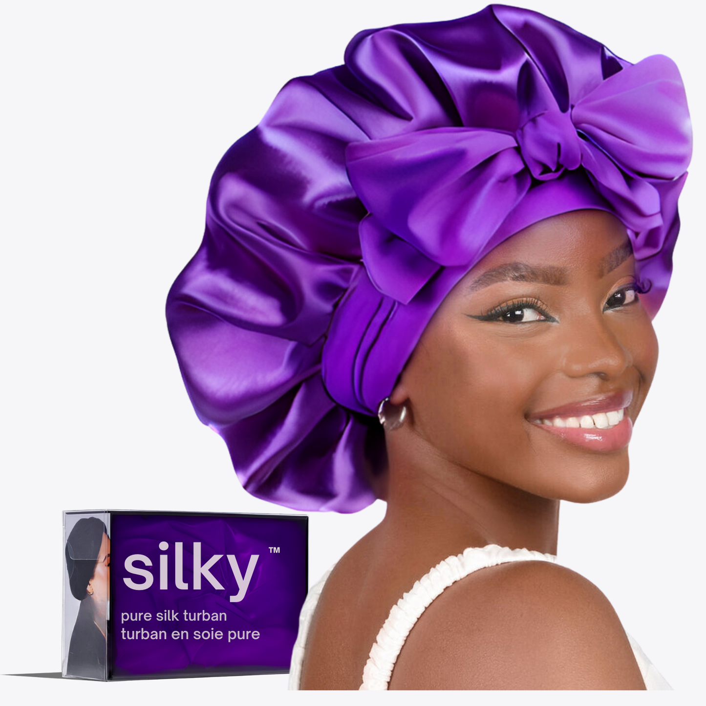All-Night Silk Bonnet™ -  Protect Your Hair in Style [Buy 1 Get 4]