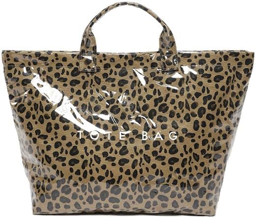 Leopard Chic PVC Tote Bag