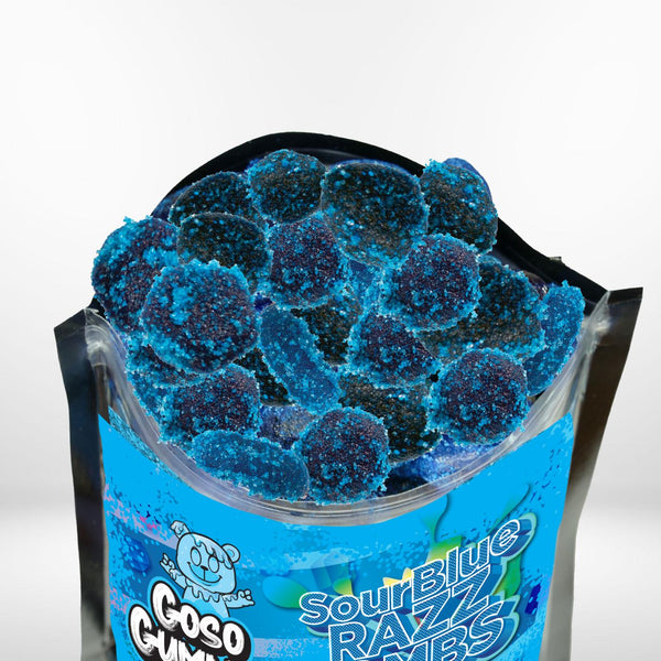Goso Gummies: Sour Blue Razz Delight